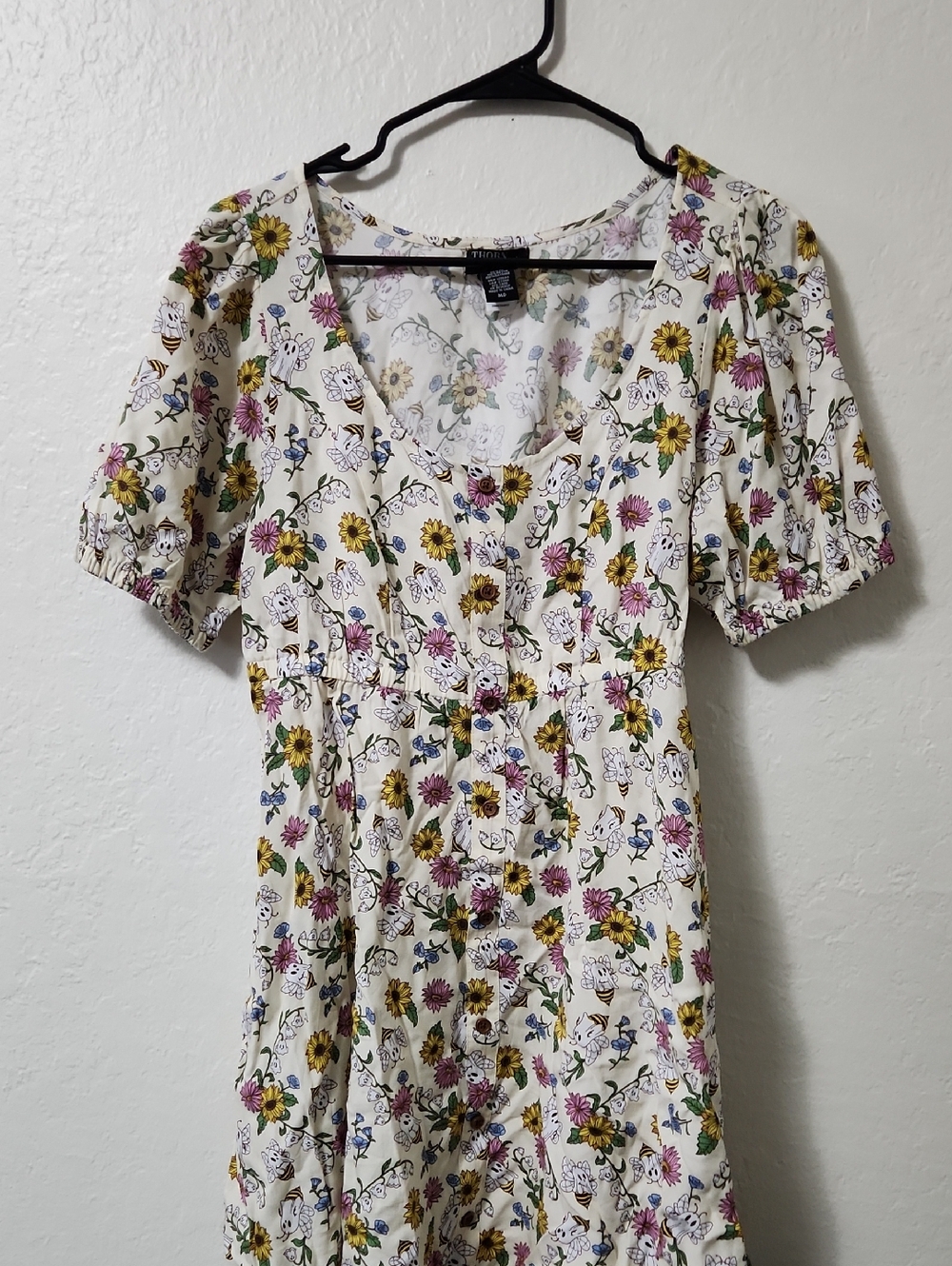 Hot Topic Ghost Bumble Bee Dress